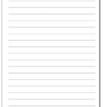 Handwriting Paper Printable Lined Paper