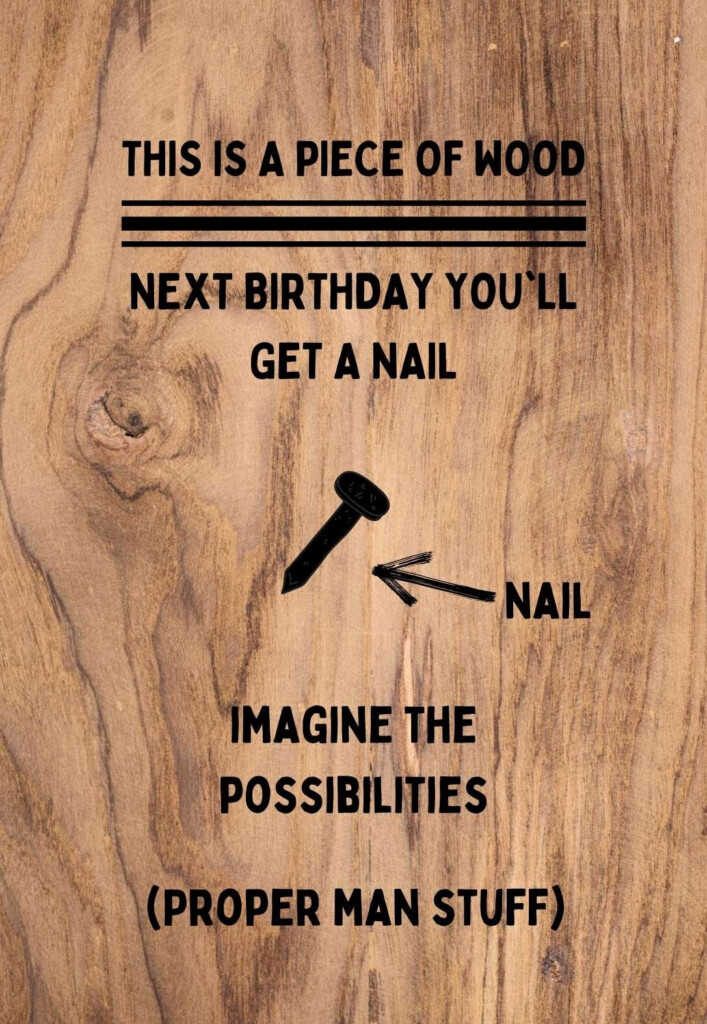 Handyman Woodworking Printable Birthday Cards PRINTBIRTHDAY CARDS