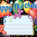 Happy Birthday 3 Awards TCR4208 Teacher Created Resources