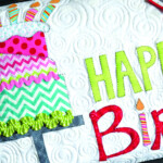 Happy Birthday Bench Pillow Sewing Kimberbell