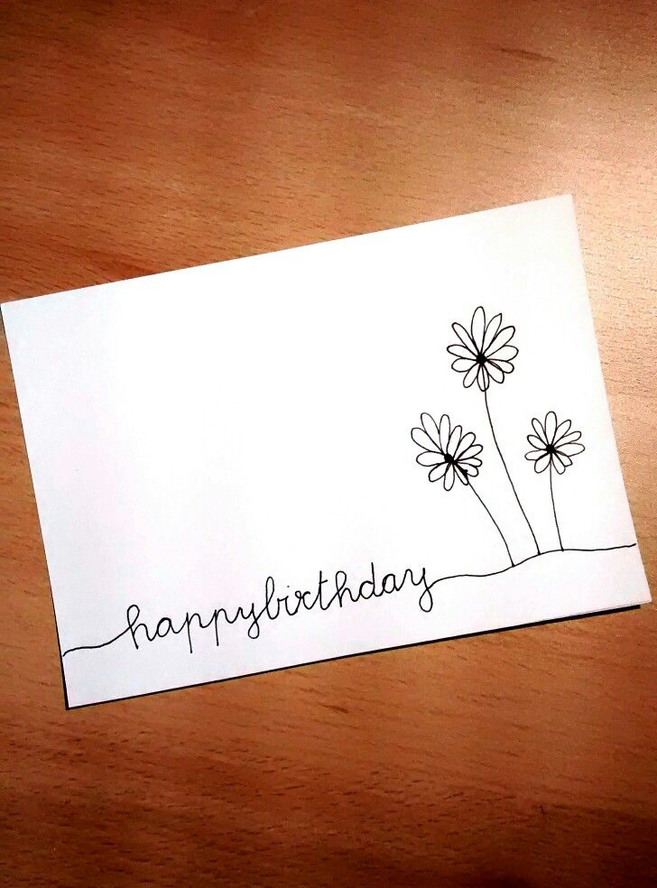 Happy Birthday handlettering birthday card Handlettering