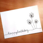 Happy Birthday handlettering birthday card Handlettering