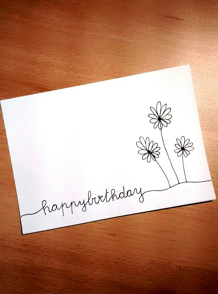 Happy Birthday handlettering birthday card Handlettering 