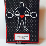 Happy Birthday Weightlifter Body Builder Card Birthday Cards For Men