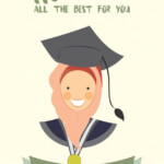 Happy Graduation Congratulation Template Card Ide Wisuda Gambar