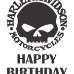 Harley Davidson Printable Birthday Cards PRINTBIRTHDAY CARDS