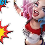 Harley Quinn Free Printable Cake Toppers Oh My Fiesta For Geeks