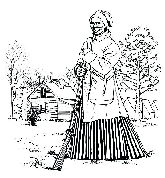 Harriet Tubman Coloring Page At GetColorings Free Printable 
