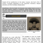 Harriet Tubman Facts Worksheets Life Slavery Women s Suffrage