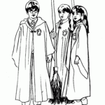 Harry Potter Coloring Pages Coloringpages1001