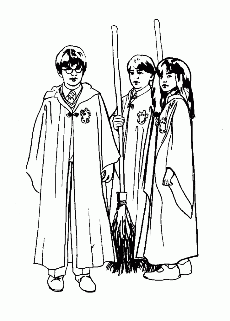 Harry Potter Coloring Pages Coloringpages1001