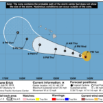 Hawaii Hurricane Warning Latest Path Map For Tropical Cyclone Erick As