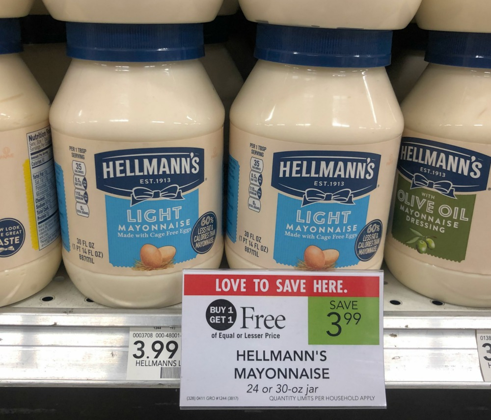 Hellmann s Mayonnaise Only 1 At Publix