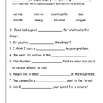High School Vocabulary Worksheets Multiplication Facts Db excel