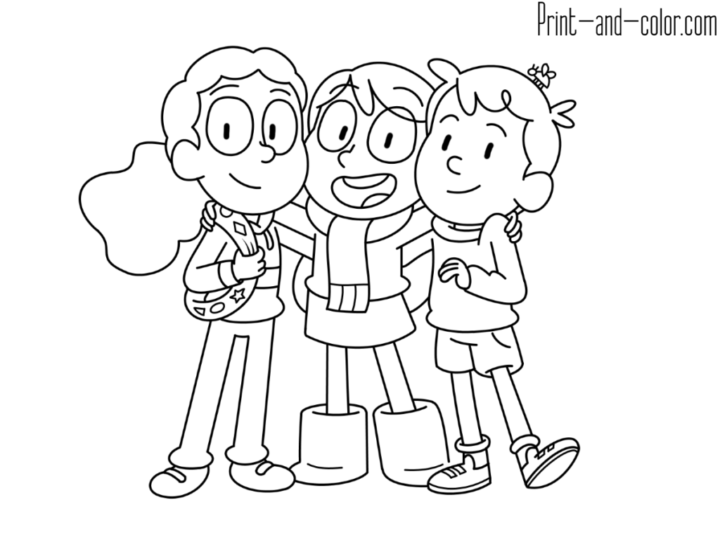 Hilda Coloring Pages Print And Color