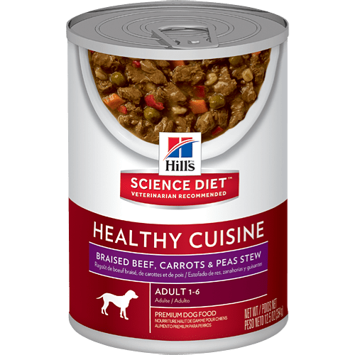 Hill s Science Diet Adult Healthy Cuisine Braised Beef Carrots