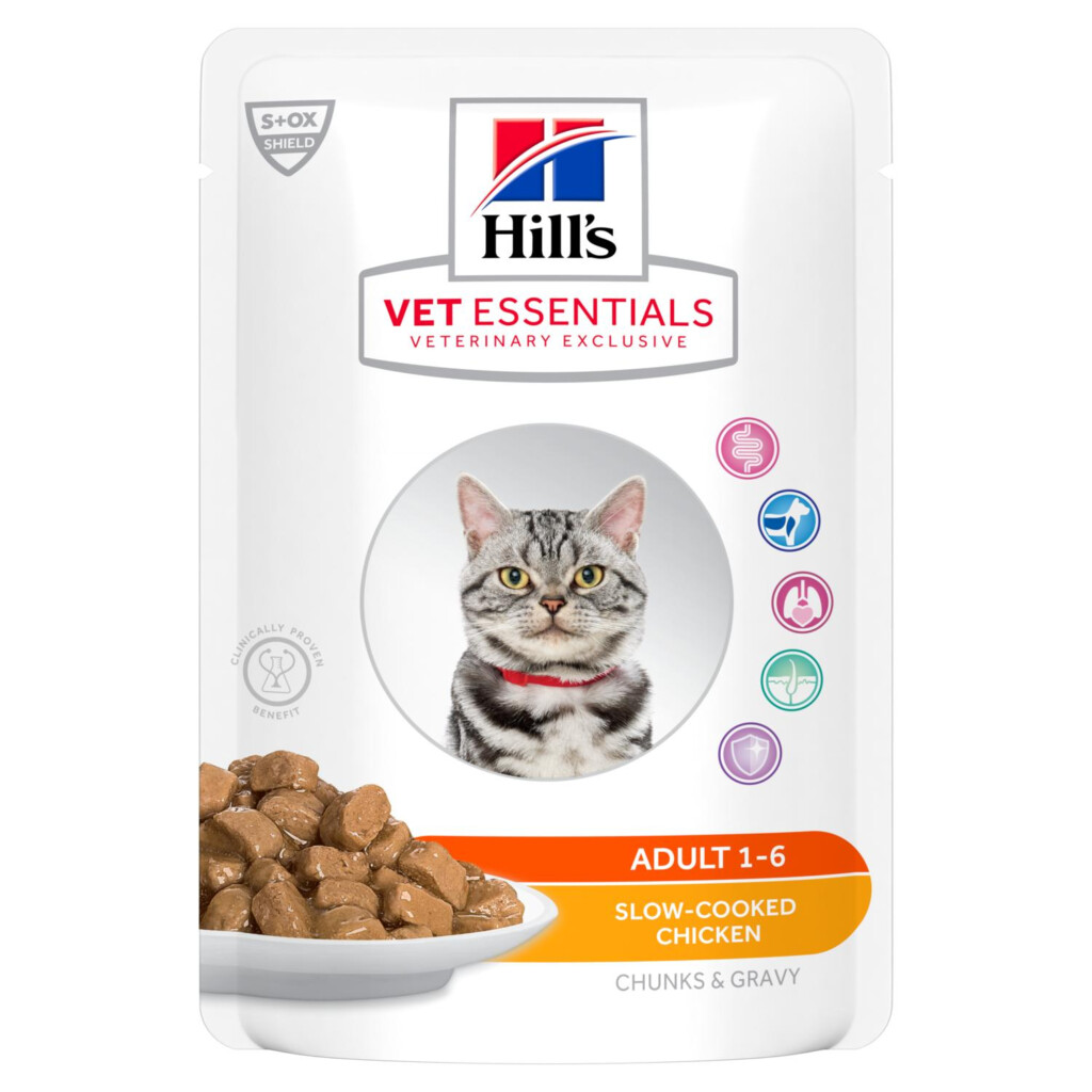 Hill s VET ESSENTIALS Slow cooked Chicken Adult Cat Food