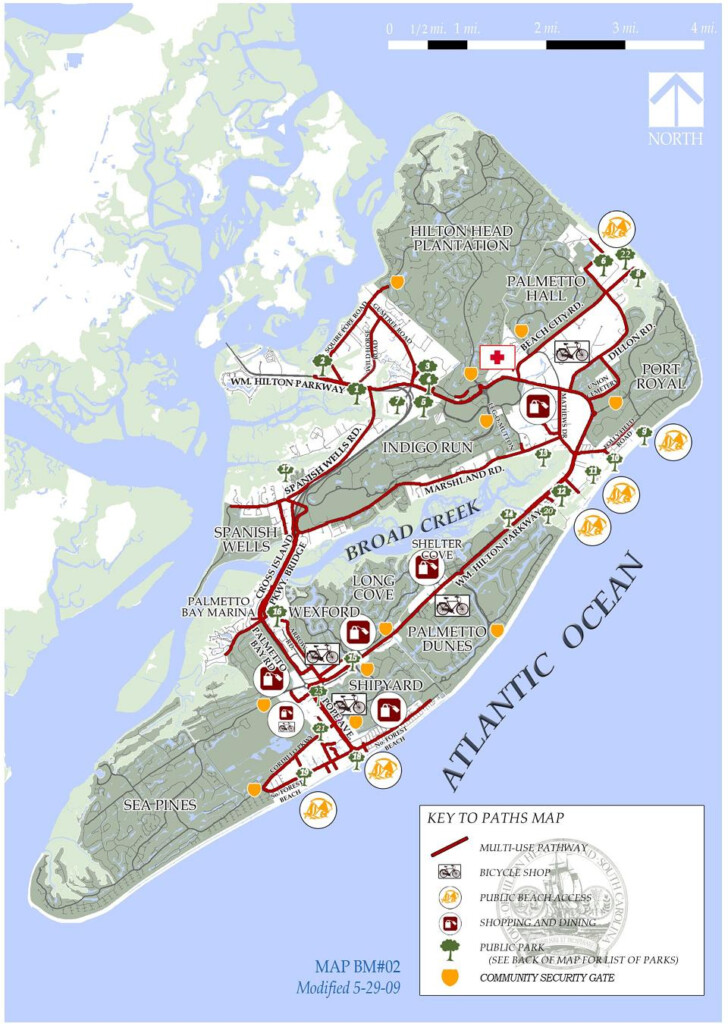 Hilton Head Island Bike Trails Maps