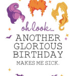 Hocus Pocus Birthday Card October Birthday Birthday Cards Etsy