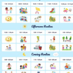 HOME SCHOOL SCHEDULE DAILY ROUTINE FREE SAMPLE PRINTABLE PRESCHOOL