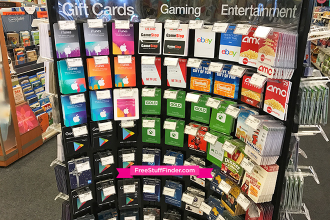  HOT 40 For 50 Gift Cards At CVS