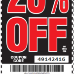 Hot Deal Harbor Freight 20 Off Coupon Code For Memorial Day Tool