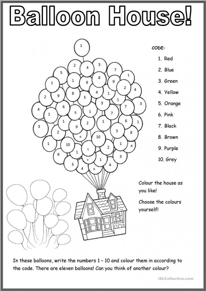 How Many Are There Balloons Worksheets 99Worksheets