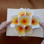 How To Make A Bouquet Flower Pop up Card YouTube