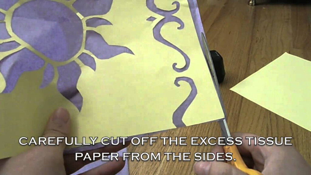  How To Make A Decoratory Lantern From Tangled HD YouTube