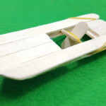 How To Make An Elastic Band Paddle Boat YouTube