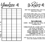 How To Make Giant Yard Dice Free Printable Yardzee Our Handcrafted