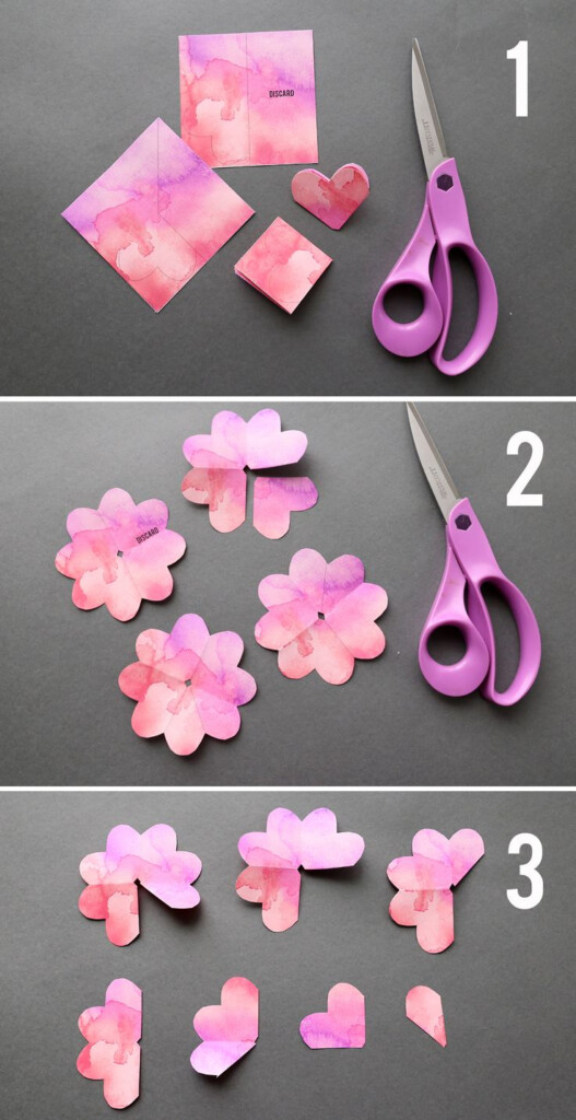 How To Make Gorgeous Paper Roses Free Template Paper Roses Diy 