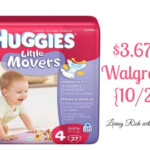 Huggies Diapers Just 3 67 At Walgreens 10 26 Living Rich With