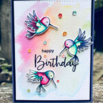 Hummingbird Watercolor Birthday Cards Birthday Cards Diy Cards Handmade