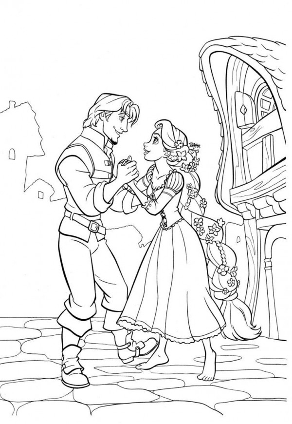 Im genes Para Pintar De Rapunzel Colorear Im genes