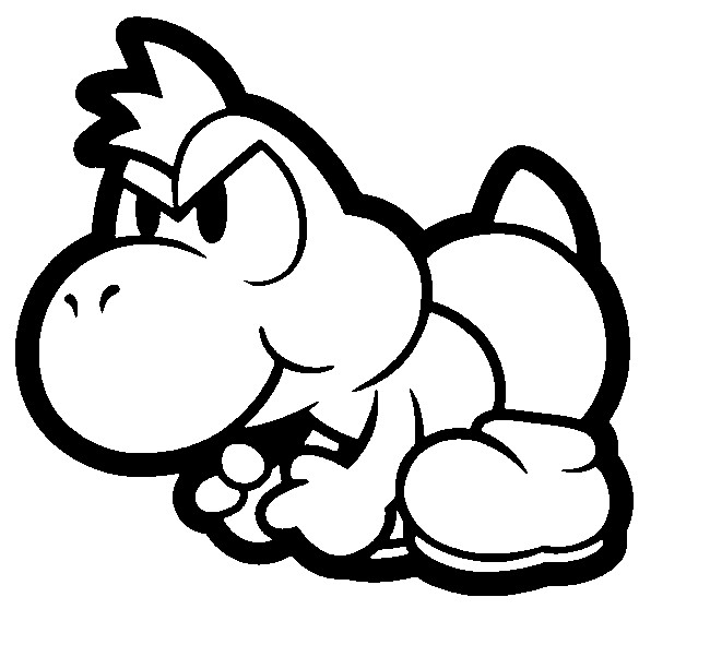 Im genes Para Pintar De Yoshi Colorear Im genes