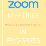 In Meeting Sign Printable Zoom Meeting Video Meeting Signs Etsy Ireland