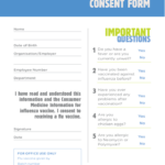 Influenza Vaccine Consent Form Free Download