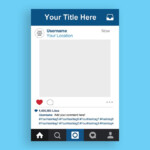Instagram Frame Template High Quality Printable Instagram Photo Booth