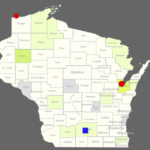 Interactive Map Of Wisconsin Clickable Counties Cities