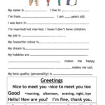 Introduce Myself Worksheet Free ESL Printable Worksheets Made By