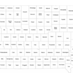 Iowa County Map With County Names Free Download