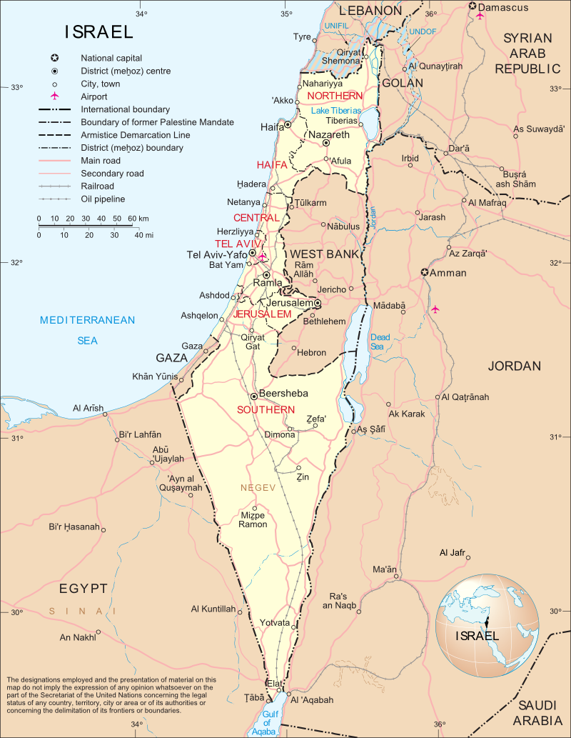Israele Asia Occidentale Asia Paesi Home Unimondo Atlante On Line