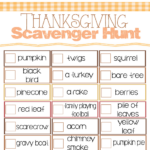 It s A Mom s World Thanksgiving Scavenger Hunt Free Printable