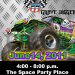 Items Similar To Monster Jam Grave Digger Printable Birthday Ticket