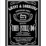 Jack Daniels Blank Invitation Template Best Of Jack Daniels Wedding