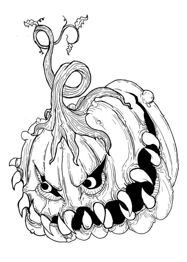 Jackolantern Coloring Pages Coloring Home