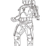 Jango Fett Coloring Page Star Wars Coloring Book Star Wars Coloring