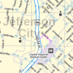 Jefferson City Map Missouri