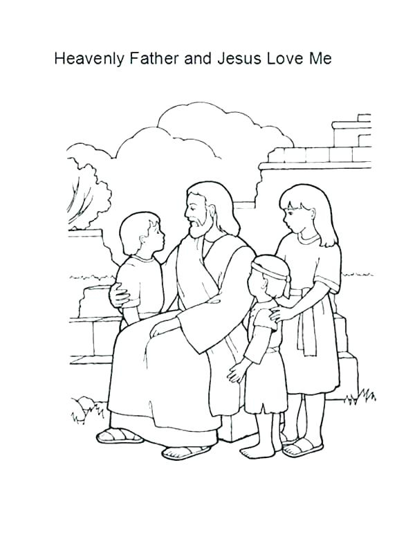 Jesus As A Child Coloring Page At GetColorings Free Printable 